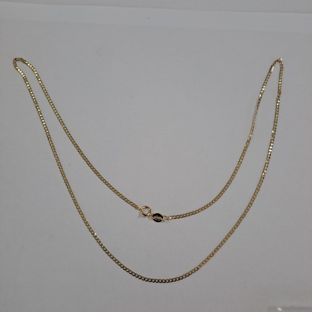 CADENAS BARBADA AMARILLA ORO 14K 2.1 (NUEVO)