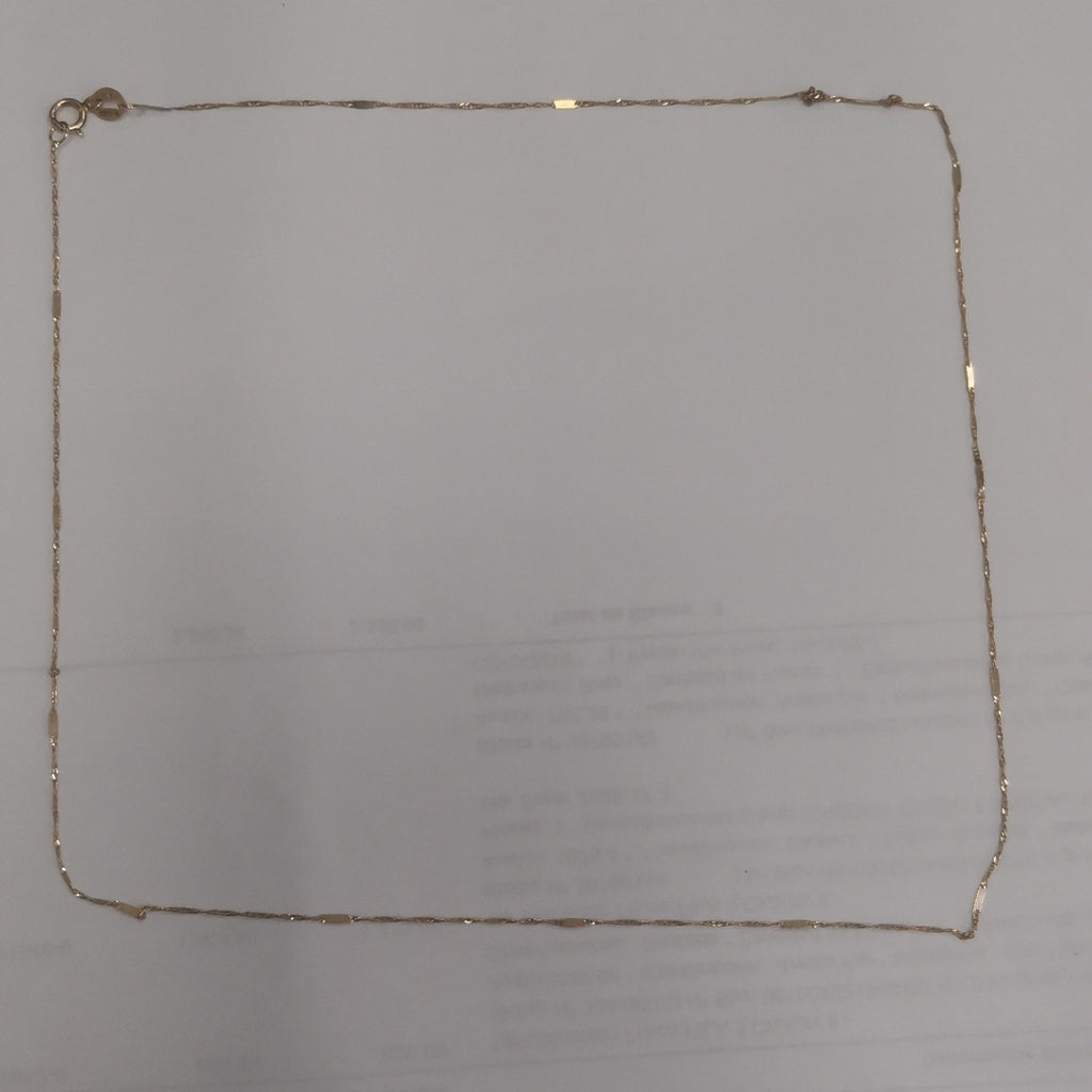 CADENA ORO 14 K 0.8 GRMS (SEMINUEVO)