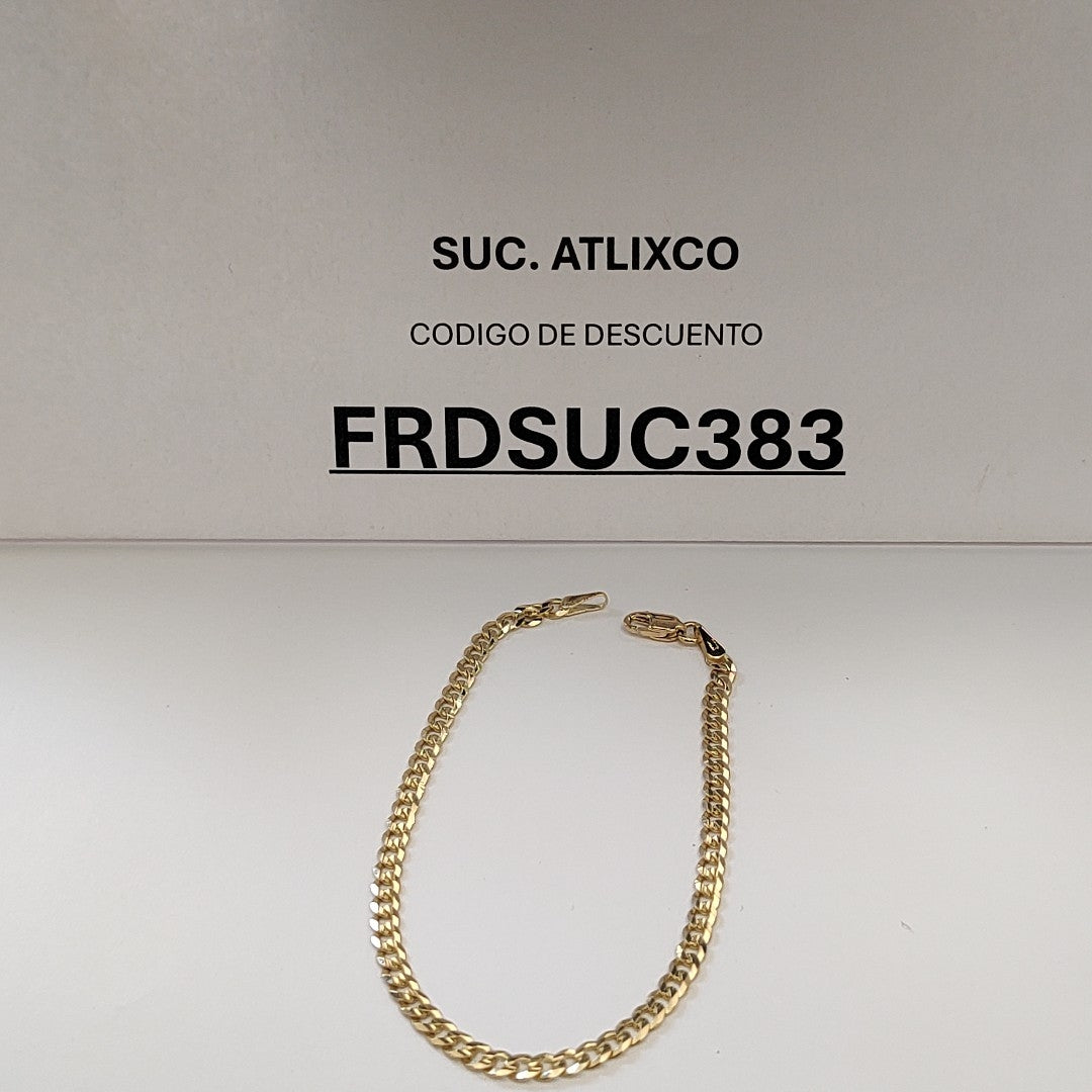 PULSERA BARBADA 14K 18 CM 3.2 GR (NUEVO)