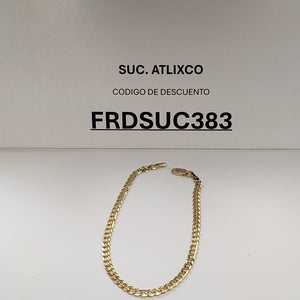 PULSERA BARBADA 14K 18 CM 3.2 GR (NUEVO)
