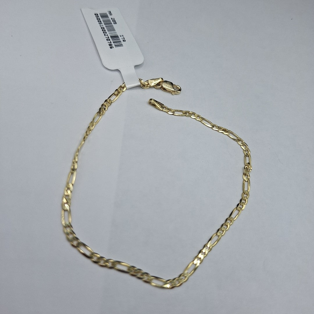 PULSERAS CABALLERO CARTIER 3 1 AMARILLA ORO 14K 2.2 (NUEVO)