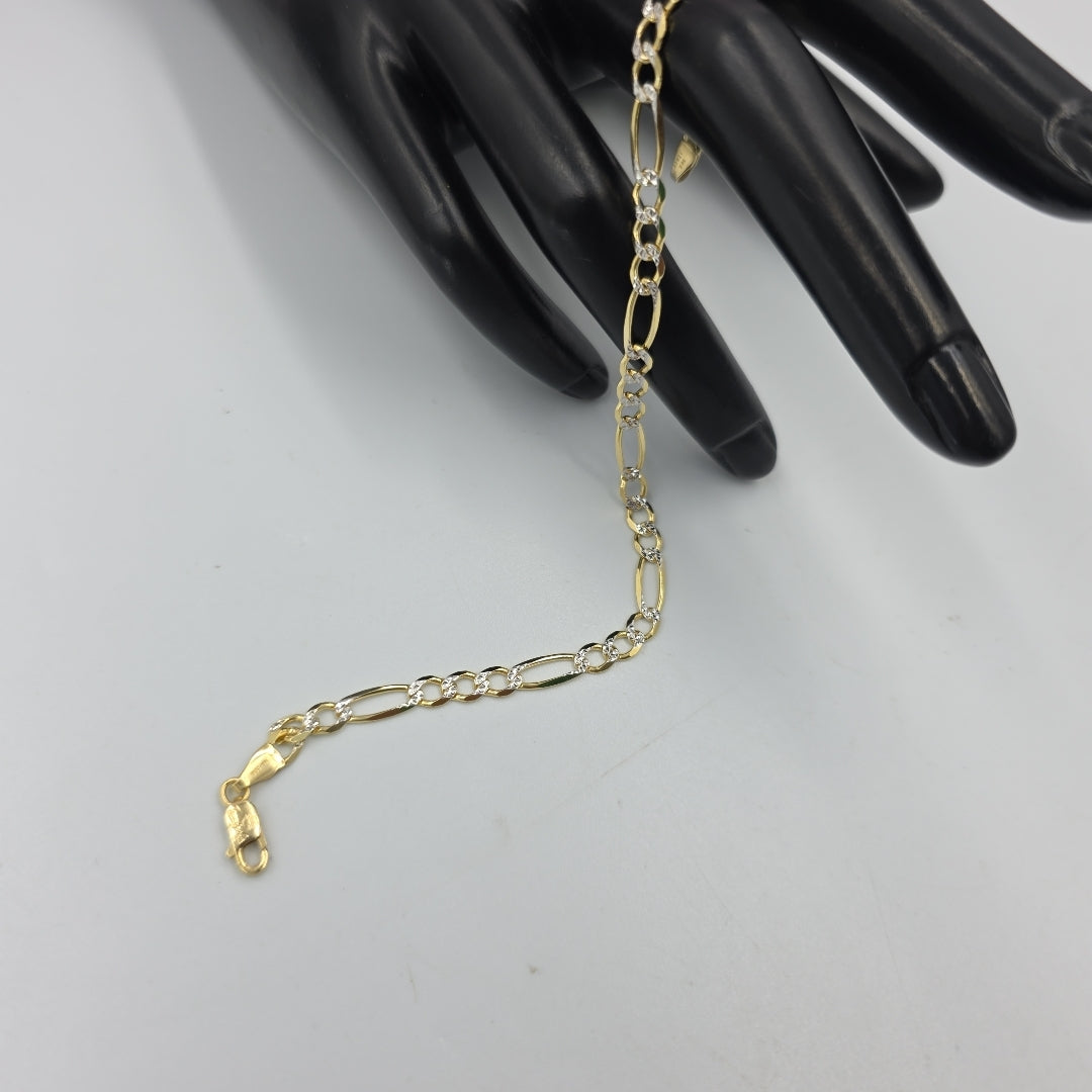 PULSERAS CABALLERO CARTIER 3 1 DIAMANTAD ORO 14K 4.5 (NUEVO)