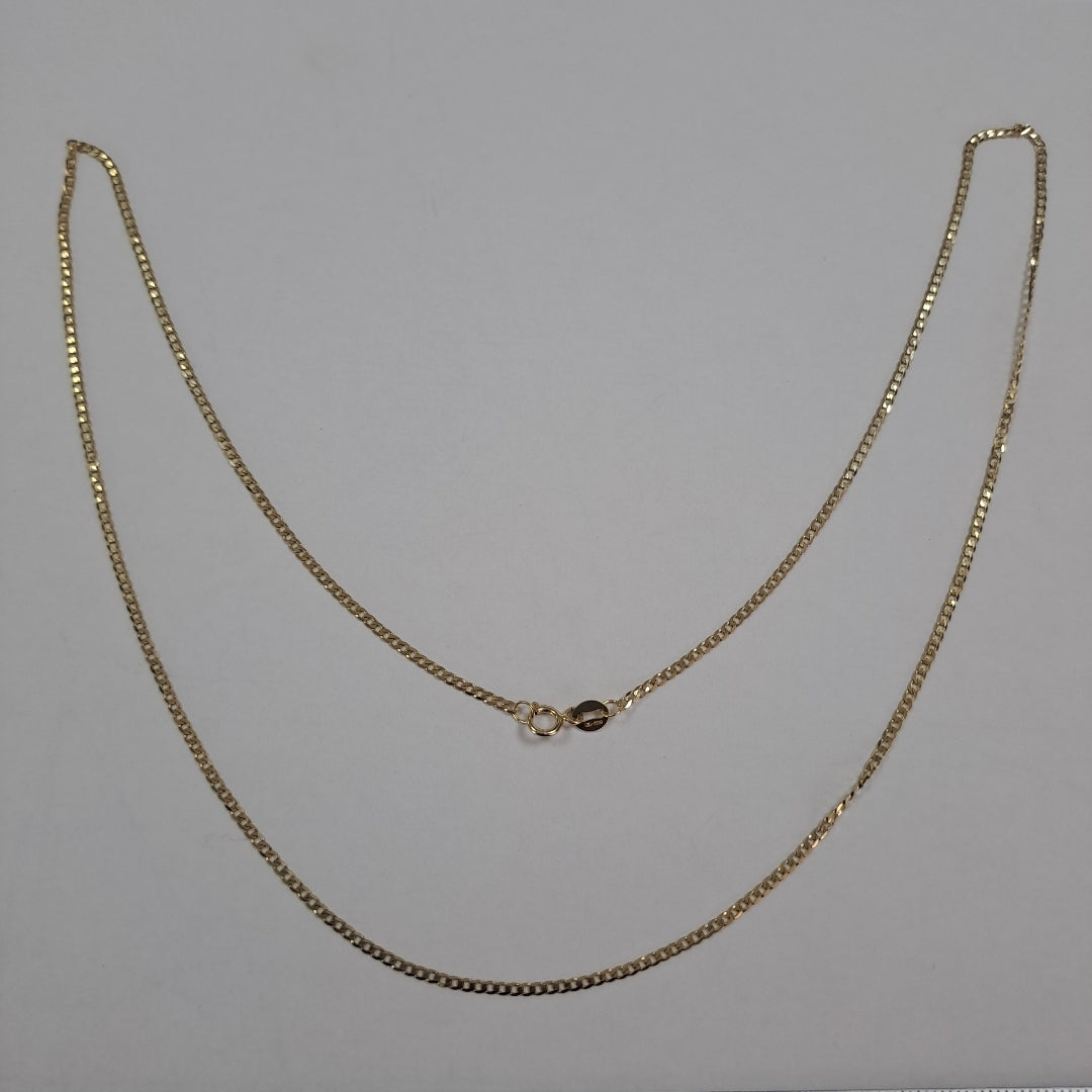 CADENAS BARBADA AMARILLA ORO 14K 2.1 (NUEVO)