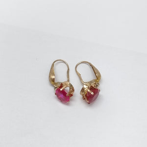 ARETES PAR ORO 8 K 2.2 GRMS (SEMINUEVO)