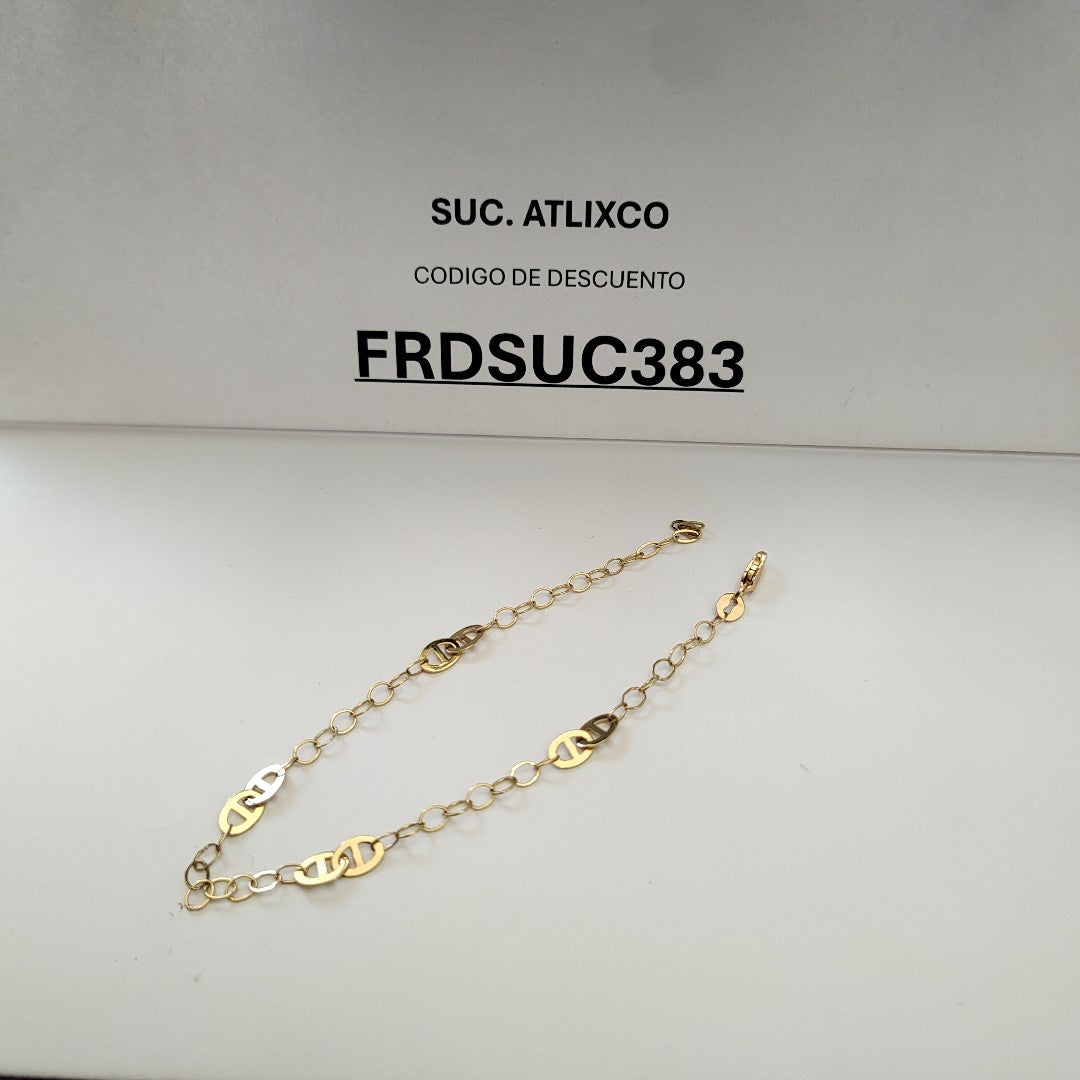 PULSERA ESPECIAL 14K 21 CM 1.8 GR (NUEVO)