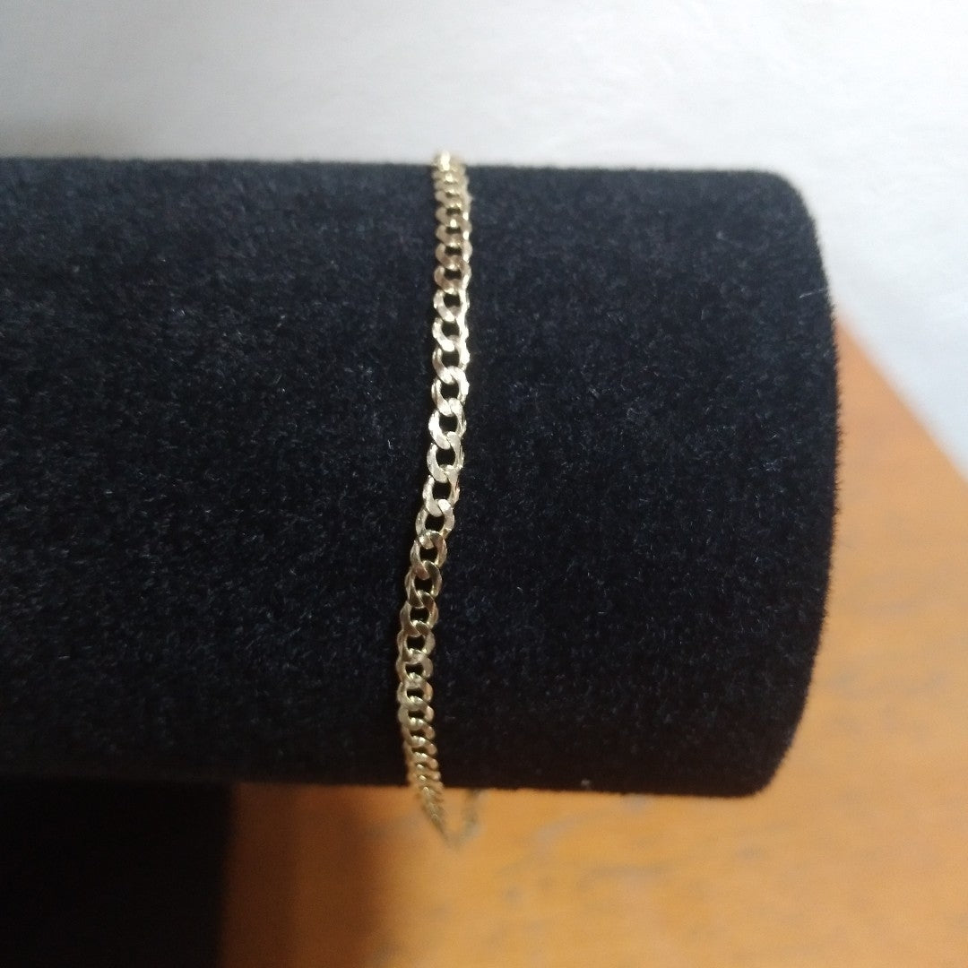 PULSERA BARBADA 14K 21 CM 2.2 GR (NUEVO)