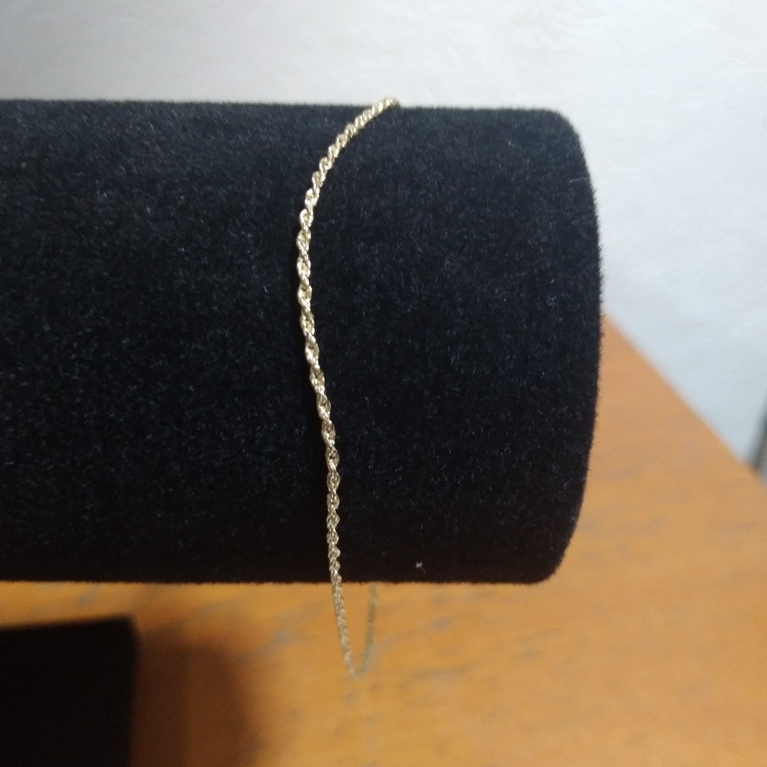 PULSERA TORZAL 14K 21 CM 1.5 GR (NUEVO)
