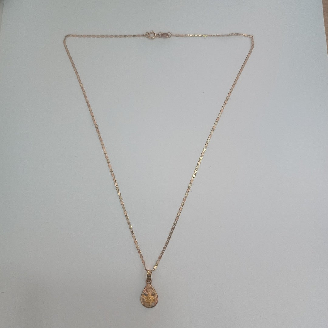 CADENA, DIJE ORO 10 K 2.1 GRMS (SEMINUEVO)