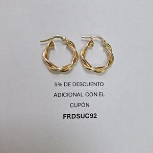 ARRACADAS ORO 14K 1.9 (NUEVO)