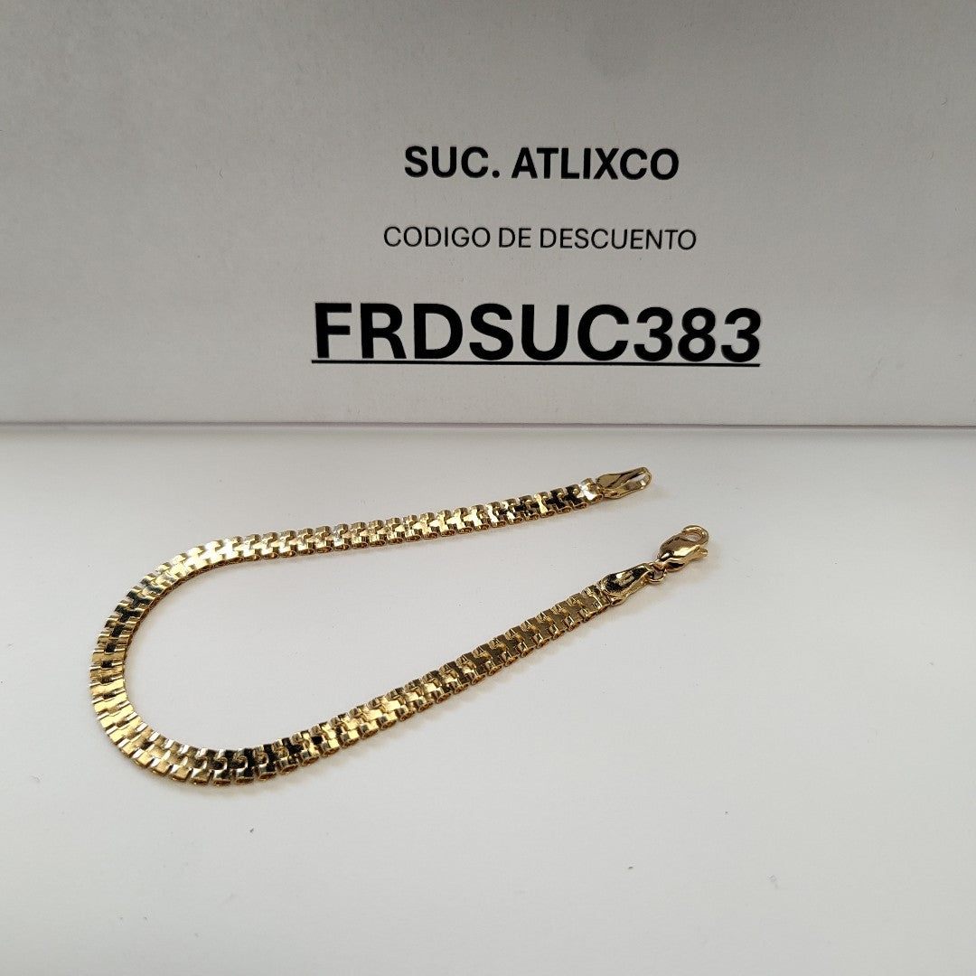 PULSERA ESPECIAL 14K 18 CM 3.9 GR (NUEVO)