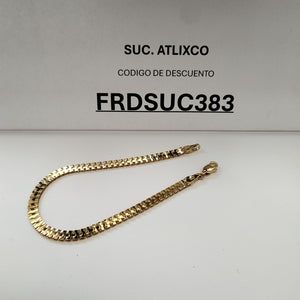 PULSERA ESPECIAL 14K 18 CM 3.9 GR (NUEVO)