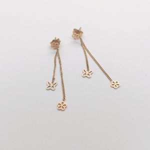 ARETES PAR ORO 14 K 1.5 GRMS (SEMINUEVO)