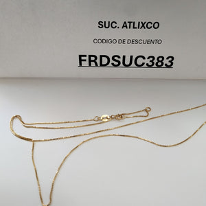 CADENA VENECIANO 14K 55 CM 1.7 GR (NUEVO)
