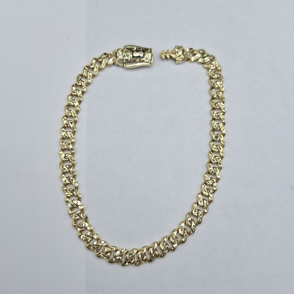 PULSERA MONACO ORO 10K 4.3 (NUEVO)