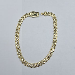 PULSERA MONACO ORO 10K 4.3 (NUEVO)