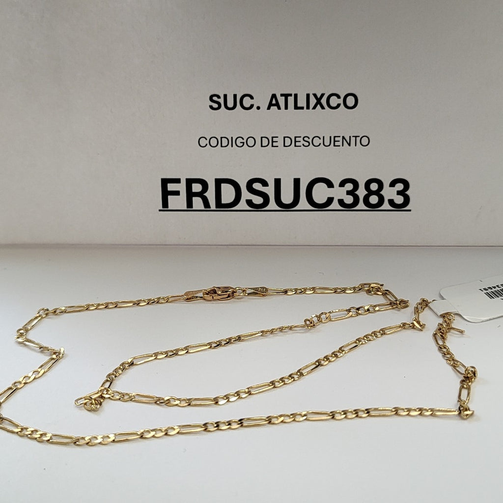 CADENA 3X1 14K 50 CM 4.4 GR (NUEVO)