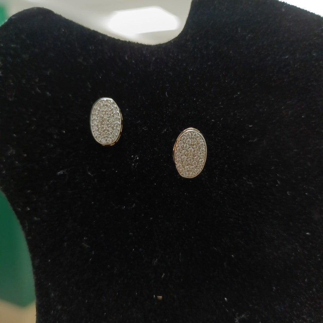 ARETES PAR ORO 14 K 1,30 GRMS (SEMINUEVO)