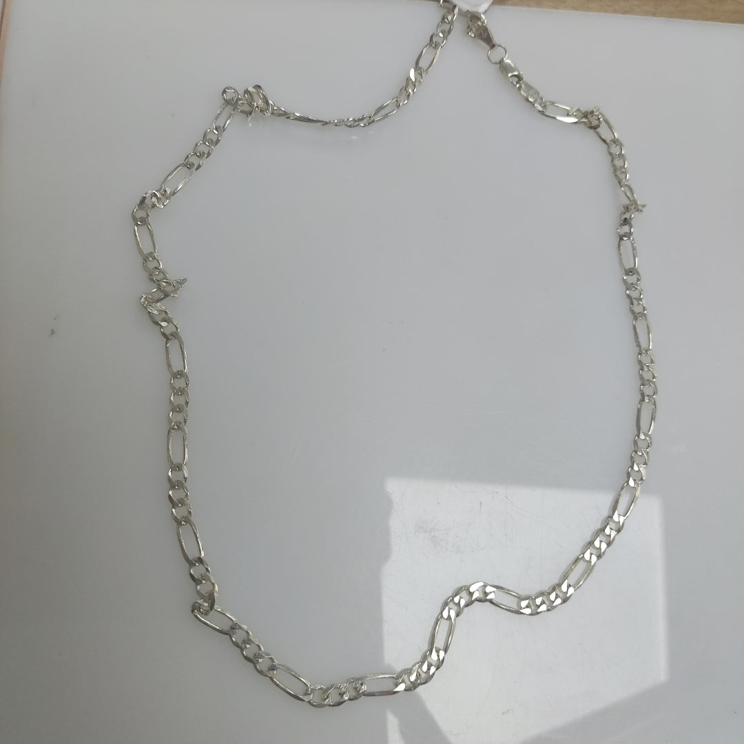 CADENA TEJIDO 3X1 PLATA .925 60 CM 17 GR (NUEVO)