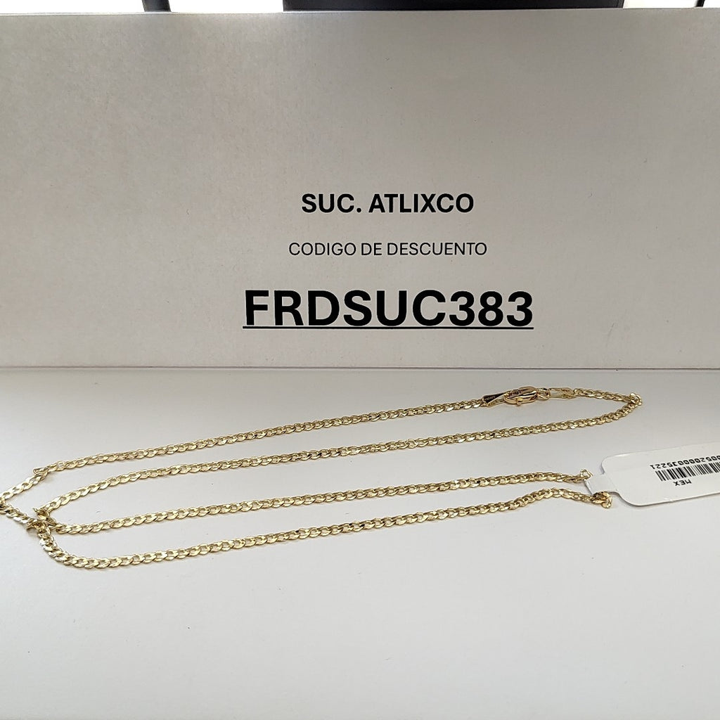 CADENA BARBADA 14K 55 CM 5.1 GR (NUEVO)