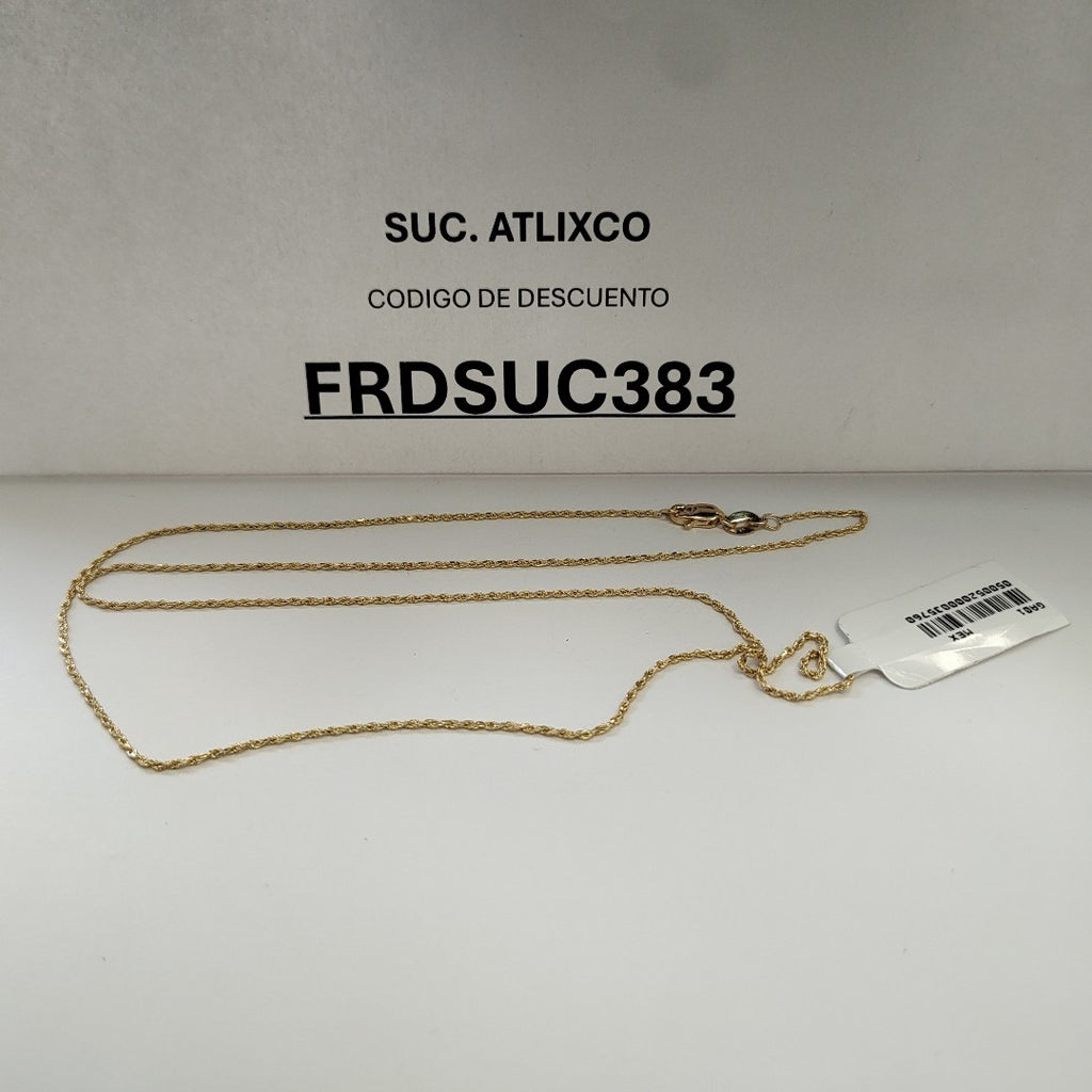 CADENA TORZAL 14K 55 CM 2.9 GR (NUEVO)