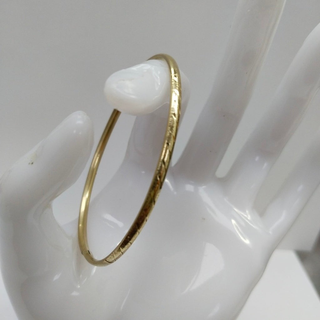PULSERA RIGIDA ORO 10 K 3.3 GRMS (SEMINUEVO)