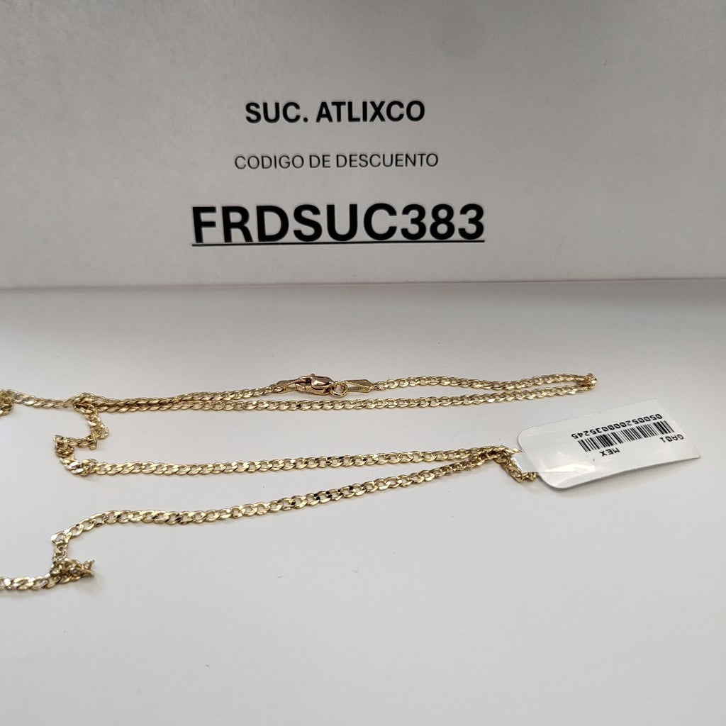 CADENA BARBADA 14K 55 CM 5.1 GR (NUEVO)