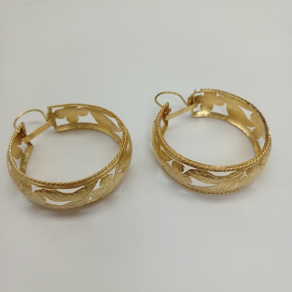 ARRACADAS PAR ORO 8 K 8,80 GRMS (SEMINUEVO)