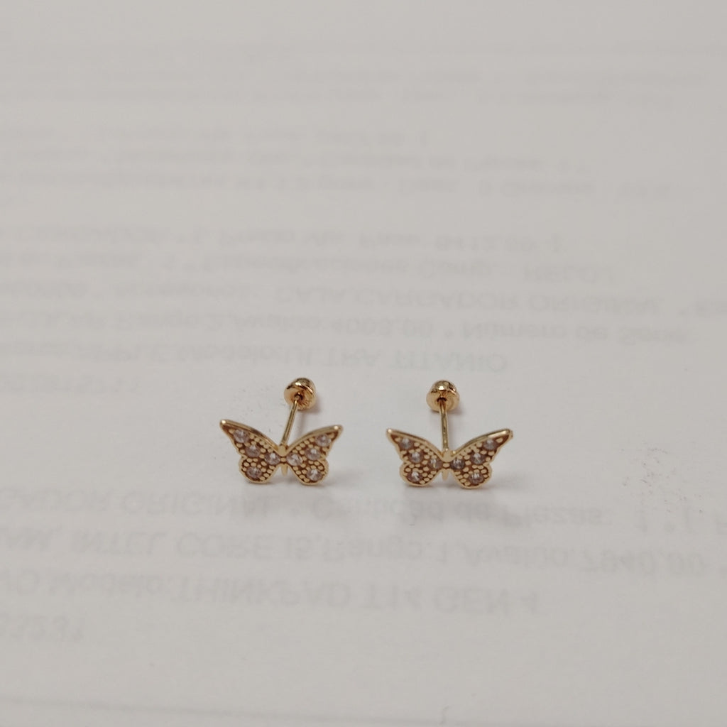 ARETES PAR ORO 14 K 0,50 GRMS (SEMINUEVO)