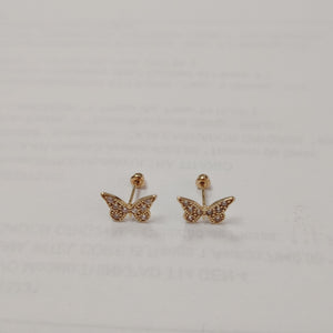 ARETES PAR ORO 14 K 0,50 GRMS (SEMINUEVO)