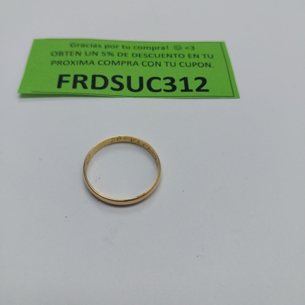 ARGOLLA ORO 14 K 1.7 GRMS (SEMINUEVO)