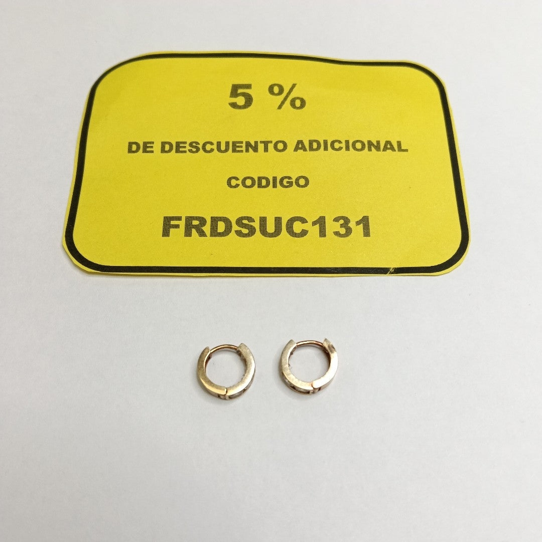 ARRACADAS PAR ORO 14 K 1,70 GRMS (SEMINUEVO)