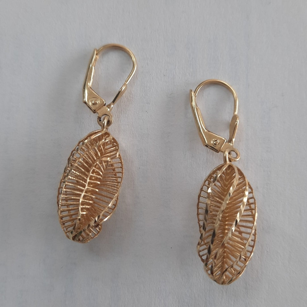 ARETES PAR ORO 14 K 3 GRMS (SEMINUEVO)