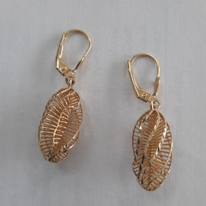 ARETES PAR ORO 14 K 3 GRMS (SEMINUEVO)