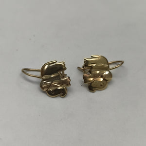 ARETES PAR ORO 10 K 1 GRMS (SEMINUEVO)