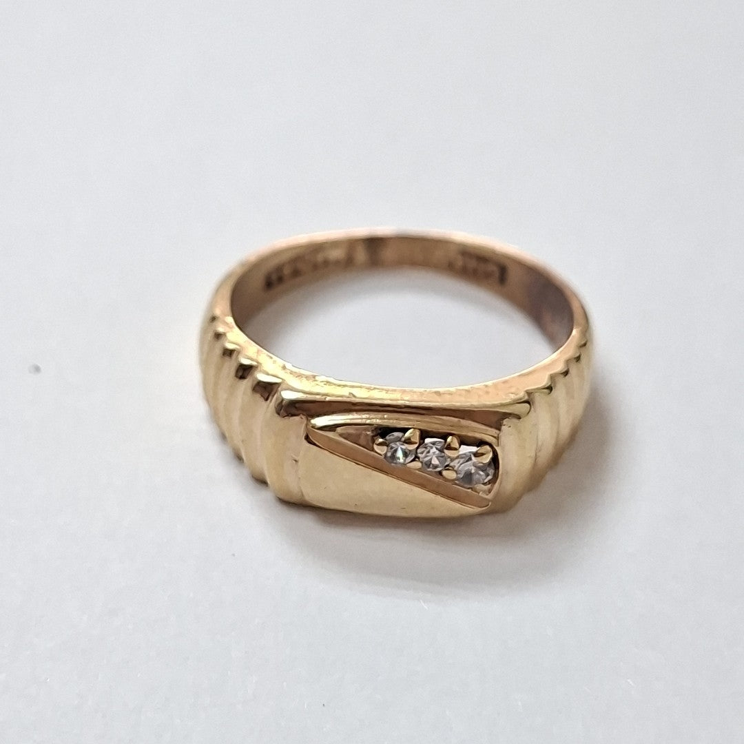 ANILLO ORO 10 K 3.9 GRMS (SEMINUEVO)