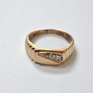 ANILLO ORO 10 K 3.9 GRMS (SEMINUEVO)