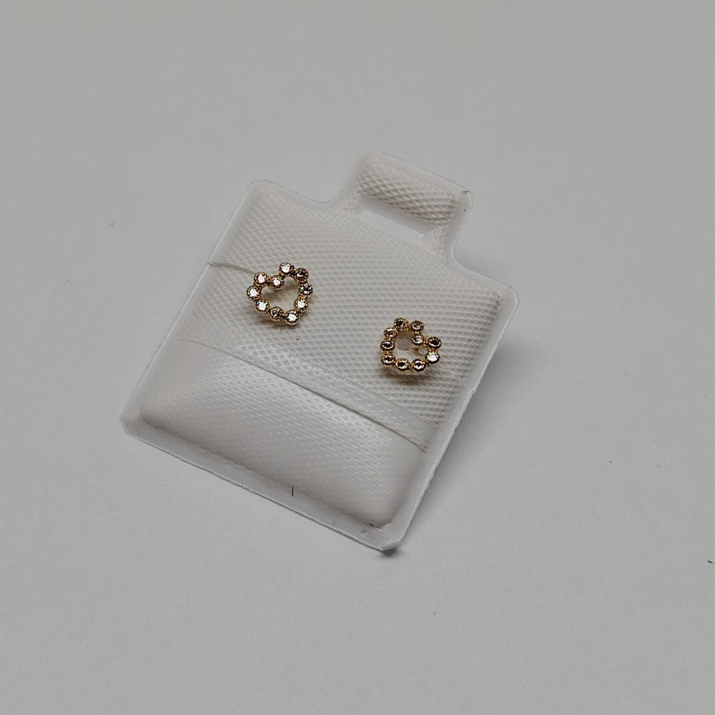 BROQUELES BROQUEL FIG CORAZON 14K 0.23 GR (NUEVO)
