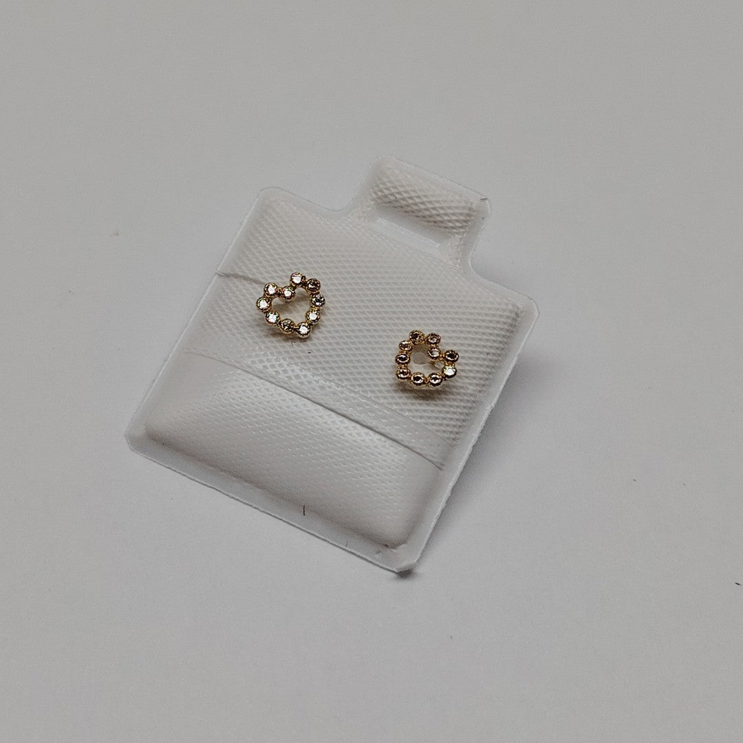 BROQUELES BROQUEL FIG CORAZON 14K 0.23 GR (NUEVO)