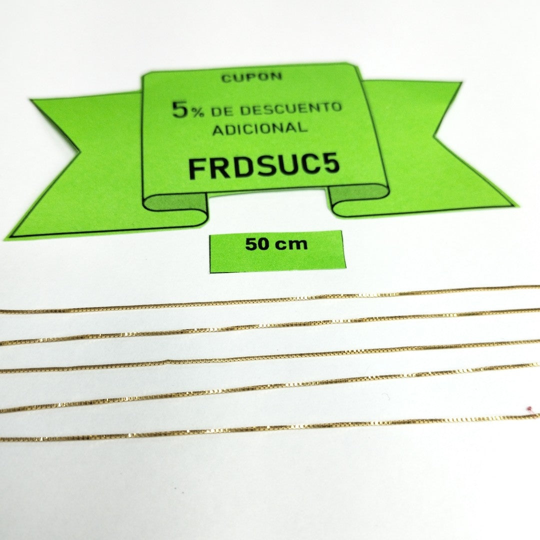 CADENA ORO 14 K 1 GRMS (SEMINUEVO)