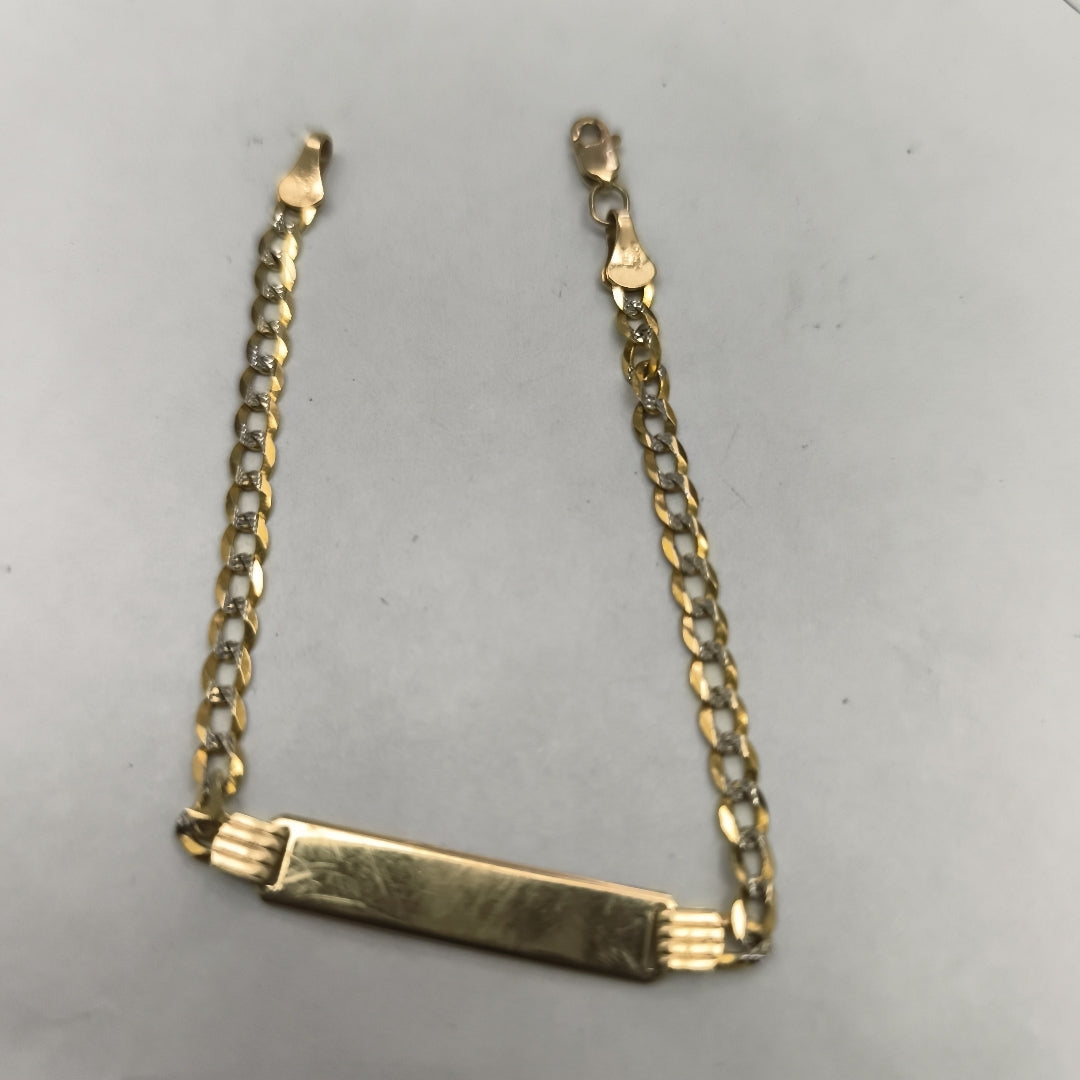 ESCLAVA ORO 14 K 3.8 GRMS (SEMINUEVO)
