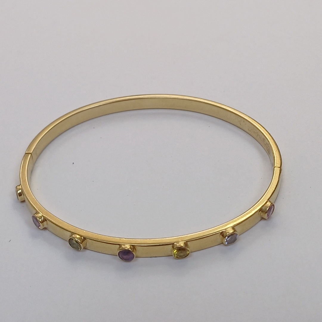 PULSERA RIGIDA ORO 14 K 8.2 GRMS (SEMINUEVO)