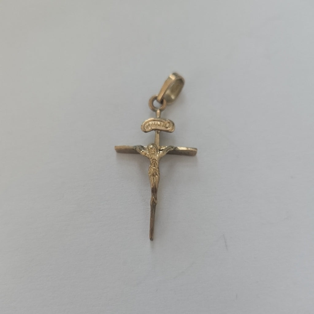 CRUCIFIJO ORO 8 K 1,10 GRMS (SEMINUEVO)
