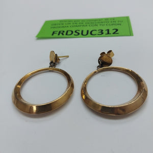ARETES PAR ORO 18 K 6,40 GRMS (SEMINUEVO)