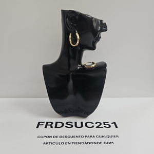 ARRACADAS PAR ORO 10 K 1.2 GRMS (SEMINUEVO)