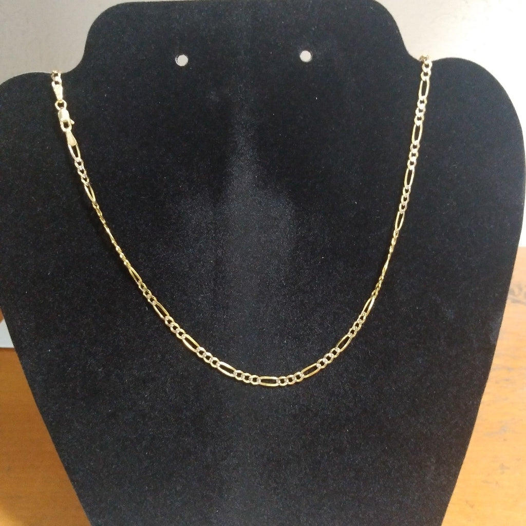 CADENA TEJIDO 3X1 8.4G 55 CM 14K (NUEVO)