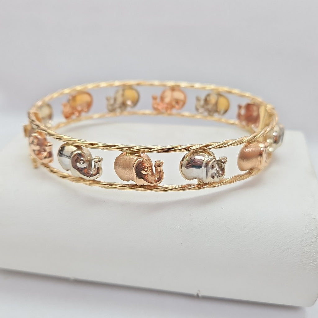 PULSERA RIGIDA ORO 14 K 10 GRMS (SEMINUEVO)