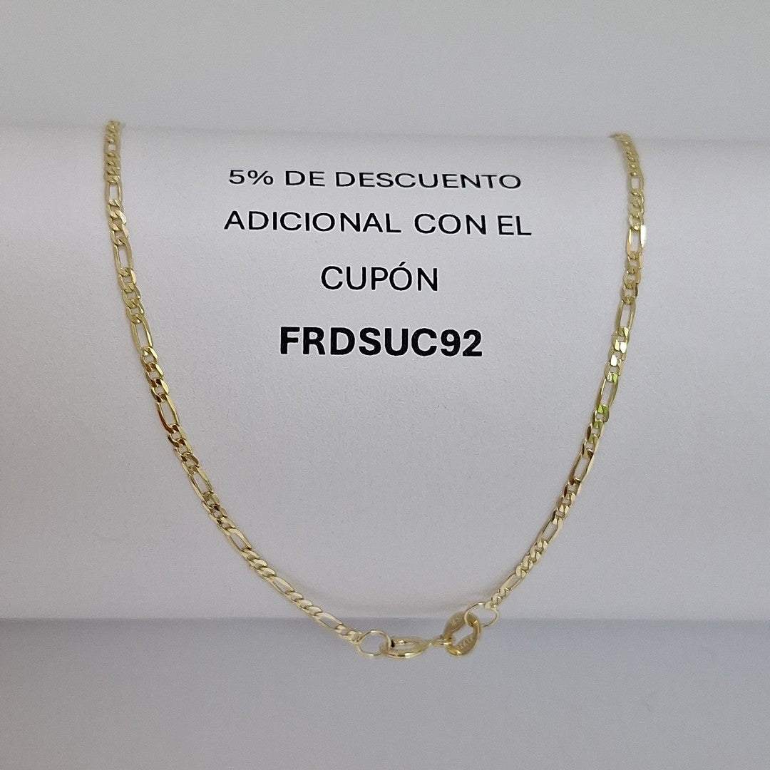 CADENAS CARTIER 3 1 AMARILLA ORO 14K 2.1 (NUEVO)