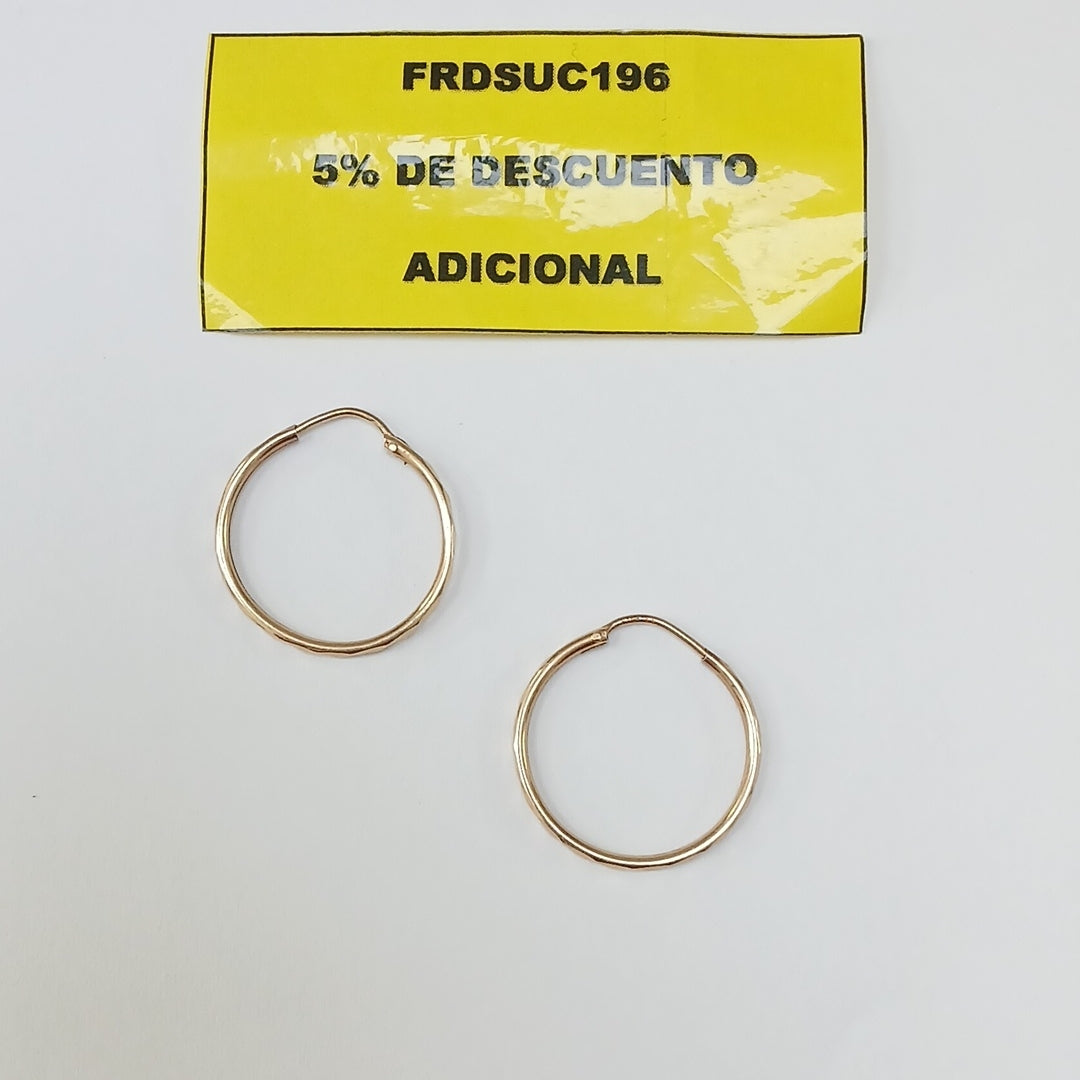 ARRACADAS PAR ORO 10 K 1.2 GRMS (SEMINUEVO)
