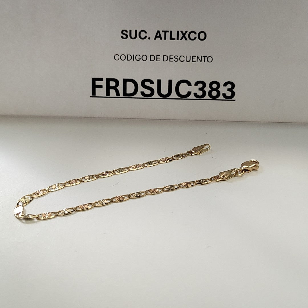 PULSERA GUCHI 14K 18 CM 2.9 GR (NUEVO)