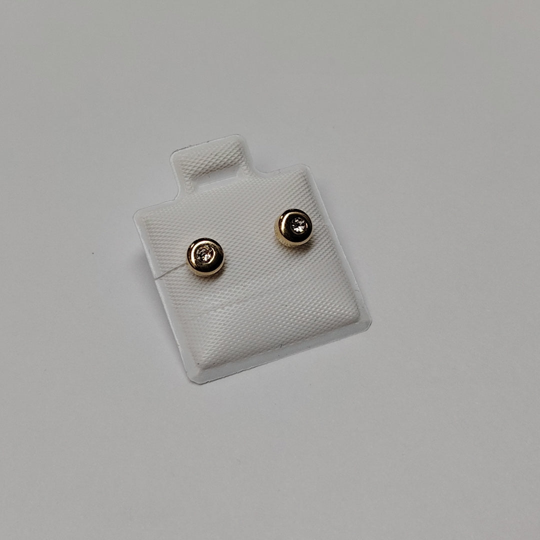 BROQUELES BROQUEL C CIRCONIA 14K 0.27 GR (NUEVO)